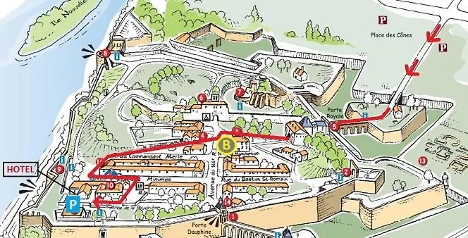 Hotel Logis Restaurant La Citadelle 3*